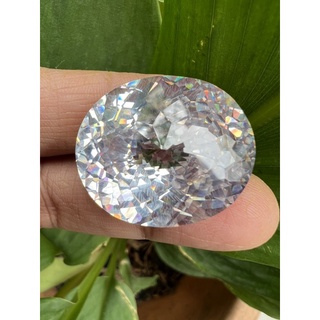 cz white Diamond 24 gram 33x22mm