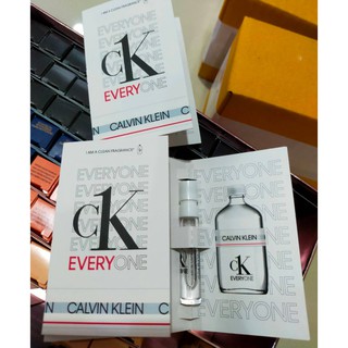 1.2 mL. ของแท้ น้ำหอม New​ Ck​ Every One​ edt​ น้ำหอม กลิ่นนี้ให้กลิ่นหอม สะอาด ด้วยความหอม พืชพรรณ ซีตรัส ของแท้ ซิตรัส