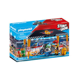 Playmobil 70552 Stunt Show Service Tent แอ็คชั่นฟิกเกอร์ สตั๊นท์โชว์ เต็นท์บริการ