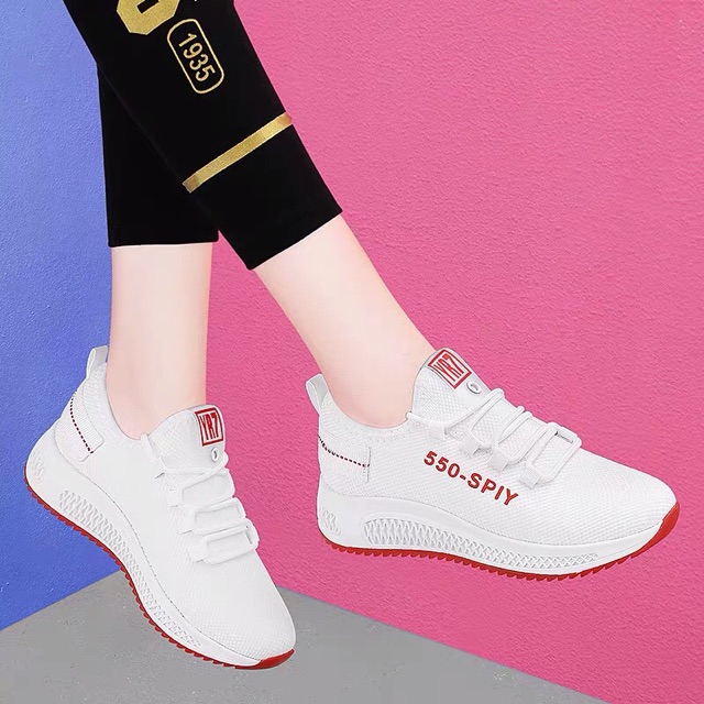 ⚡พร้อมส่ง⚡ รองเท้า รองเท้าผ้าใบ แฟชั่น รองเท้าผู้หญิง รุ่น-550
