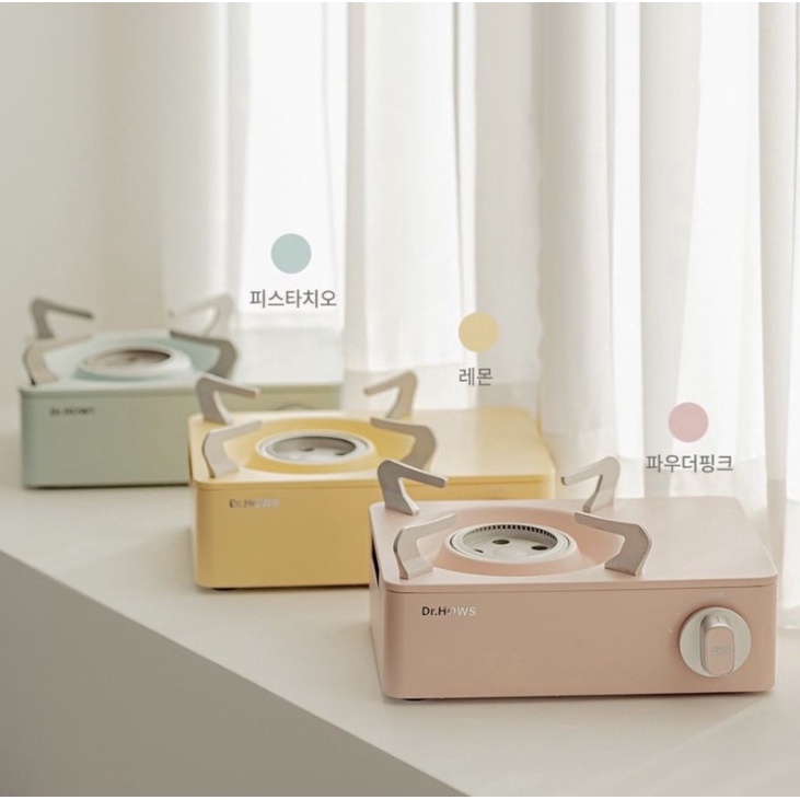 เตาแก๊สปิคนิค Dr. HOWS Twinkle Mini Butane Portable Gas Stove with Carrying case Outdoor Camping เตา