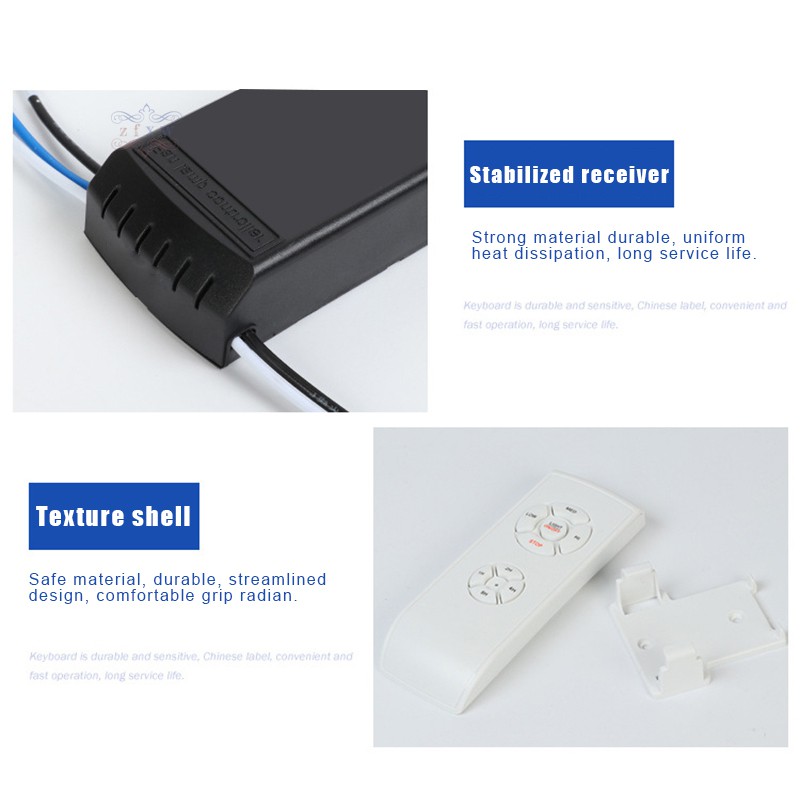 Zf ชุดเครื่องมือรีโมทคอนโทรลไร้สายสําหรับพัดลมเพดาน @ Th ราคา ถูกที่สุด ดีลบีเคเค แกลเลอรีภาพที่ 5