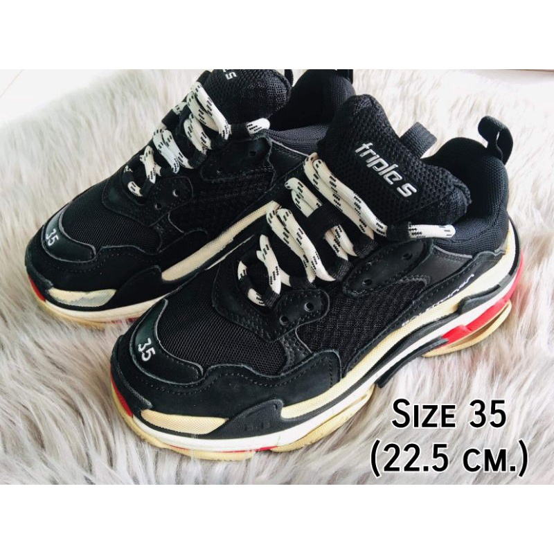 Balenciaga Triple S lace-up sneakers มือสอง