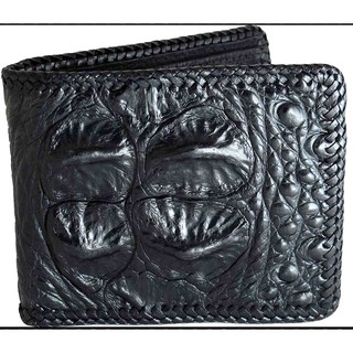 super vintage crocodile wallet กระเป๋าสตางค์หนังจระเข้แท้ รุ่น Milanov2