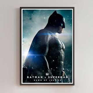 Batman v Superman - Dawn of Justice Poster (2016) DC Comics Ben Affleck, Henry Cavill, Gal Gadot  ภาพขนาด 33X48 cm