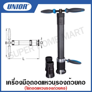 Unior เครื่องมือถอดแหวนรองถ้วยคอ รุ่น 1614/4BI (Universal Crown Race Puller)