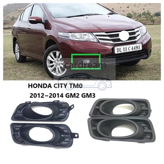 ฝาครอบไฟตัดหมอกกันชนหน้า สําหรับ HONDA CITY TM0 2012~2014 GM2 GM3