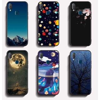 Softcase VIVO V9 Y85 1726 1723 Anticrack เคส TPU คุณภาพสูง ป้องกันเต็มรูปแบบ ซิลิโคนยาง สีดํา