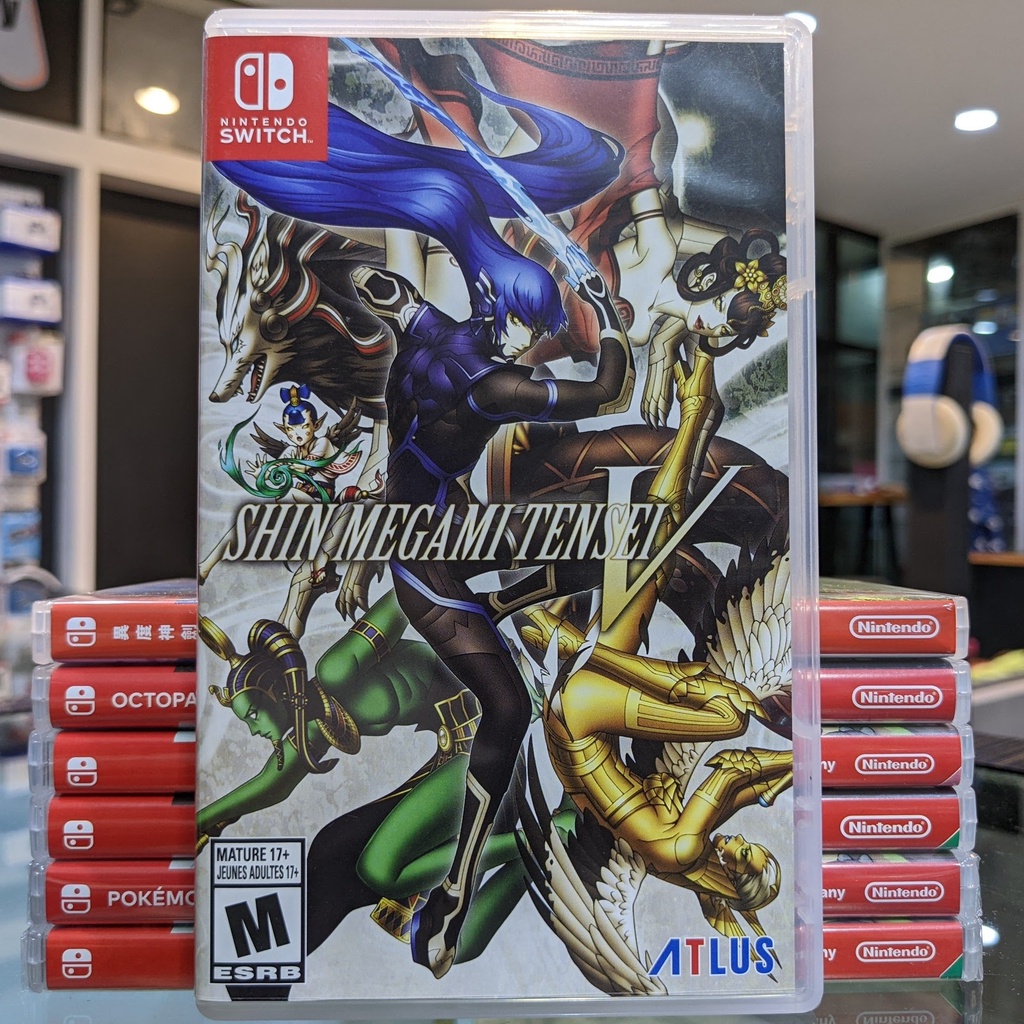 (ภาษาอังกฤษ) มือ2 Nintendo Switch Shin Megami Tensei V แผ่นSwitch เกมSwitch มือสอง (Shin Megami Tens