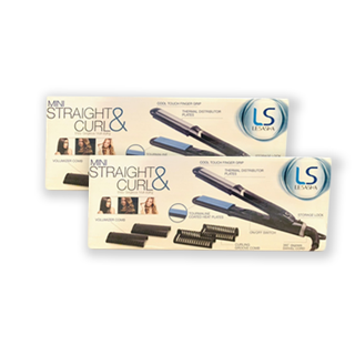 เครื่องหนีบผม Mini Straight &amp; Curl Styler รุ่น LS1156 kuron