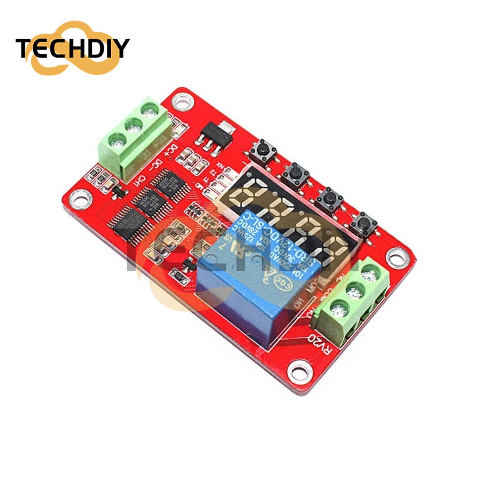 Frm01 โมดูลรีเลย์ตั้งเวลา DC 12V 1 ช่อง อเนกประสงค์