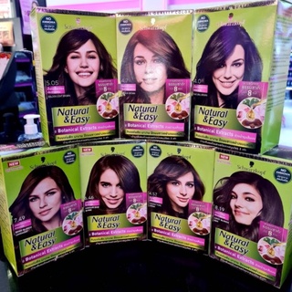 แท้พร้อมส่ง○ Schwarzkopf Natural &amp; Easy ครีมเปลี่ยนสีผม ชวาร์สคอฟ เนเชอรัล แอนด์ อีซี่