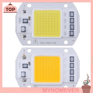 Myhomever High Power 50 W Ac 220 V Cob หลอดไฟ Led ไดโอดสําหรับสปอตไลท์