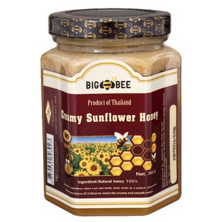 บิ๊กบีน้ำผึ้งครีมมี่ดอกทานตะวัน 300กรัม(C Big Bee Honey Creamy Sunflower 300g (C