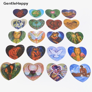 Gentlehappy การ์ดภาษาอังกฤษ รูปหัวใจ สําหรับคู่รัก