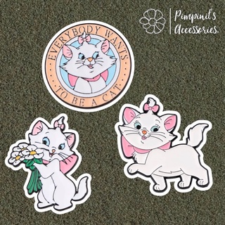 🇹🇭 พร้อมส่ง : 🐱 เข็มกลัดเซ็ทแมวมารี ดิสนีย์ | Marie Cat - Disney Enamel Brooch Pin Set.