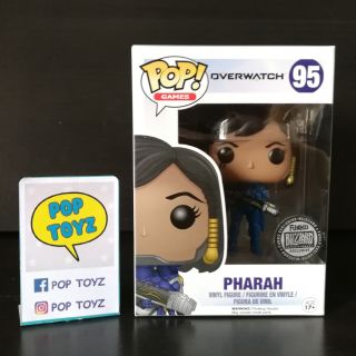 FUNKO POP OVERWATCH PHARAH 95 Blizzard Exclusive แถมกล่องใส ของแท้ พร้อมส่ง Overwatch figure game playstation PS5 PS4 ps