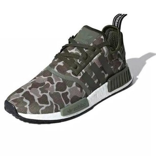 ADIDAS รองเท้าลำลอง แฟชั่น ORIGINALS NMD_R1 แท้ สี SESAME/TRACE CARGO/BASE GREEN