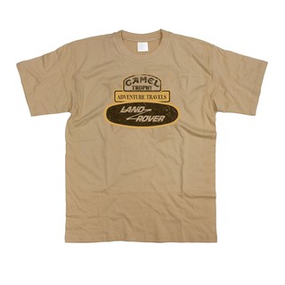 camel trophy badge land rover range discovery series เสื้อยืดลําลองสําหรับผู้ชายแขนสั้นเหมาะกับการเล่นกีฬาS-5XL