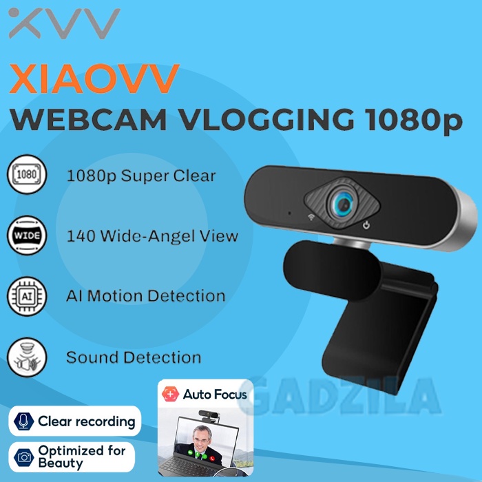 Xiaovv XVV 1080P USB Webcam กล้อง Full HD 1080p กล้อง IP Webcast Live USB กล้องเว็บไมโครโฟนคอมพิวเตอ