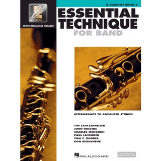 หนังสือเรียนดนตรี ESSENTIAL TECHNIQUE FOR BAND WITH EEI - INTERMEDIATE TO ADVANCED STUDIES Bb Clarinet