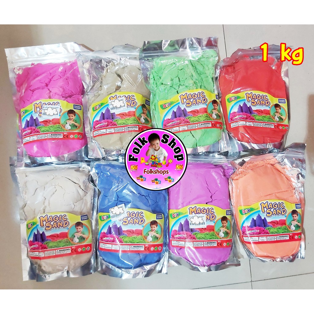 ทรายสี,ทรายวิทยาศาสตร์,ทรายไฮเทค 1 kg (Sand) Shopee Thailand