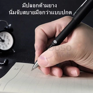 (ยกกล่อง) ปากกาเจล ขนาดเส้น 0.7mm รุ่นW-369 หมึกสีน้ำเงิน/ดำ/แดง แบบมีปลอกด้ามยาง สามารถเปลี่ยนไส้ได้#ปากกา#pen#office