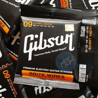 Gibson สายกีตาร์ไฟฟ้า ULTRA LIGHTS รุ่นG09 - 42 แถมฟรี ปิ๊ก 1 ชิ้น "1 ชุดครบ 6 เส้น"