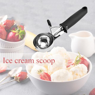 ที่ตักไอศครีม ที่ตักไอศครีม สแตนเลส ที่ตักไอศกรีมเหล็กสแตนเลสช้อน ช้อน ICE CREAM SCOOP Stainless steel T0960