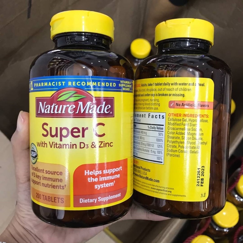 Nature Made Super C Immune Complex with Zinc