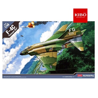 โมเดลเครื่องบิน 12294 Academy USAF F-4C Vietnam War 1/48