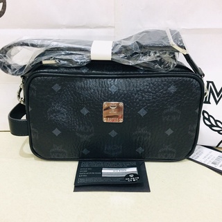 (สด-ผ่อน)🎗แท้100% MCM Geo Laurel Visetos Wash Bag