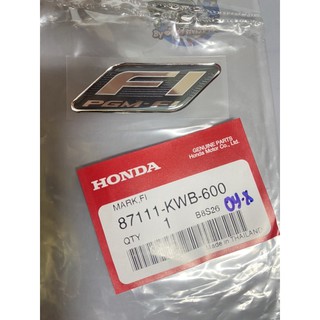 เครื่องหมายFI.PGM-FIของHONDA(แท้)