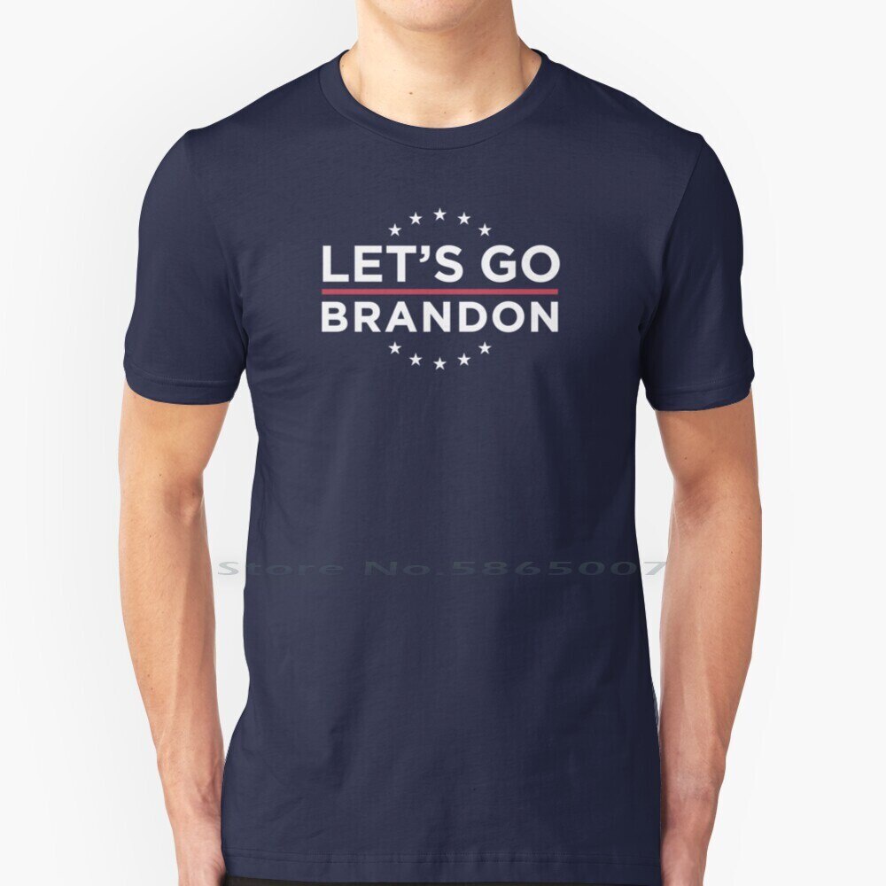 Lets Go Brandon T เสื้อ 100% Cotton Fjb Joe Biden Lets Go Brandon Lets Go Brandon Lets Go Brandon Le