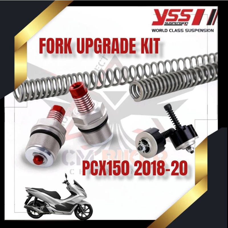 YSS FORK UPGRADE KIT  ชุดอัพเกรดโช๊คหน้า สำหรับรถรุ่น PCX150 ปี 2018-20