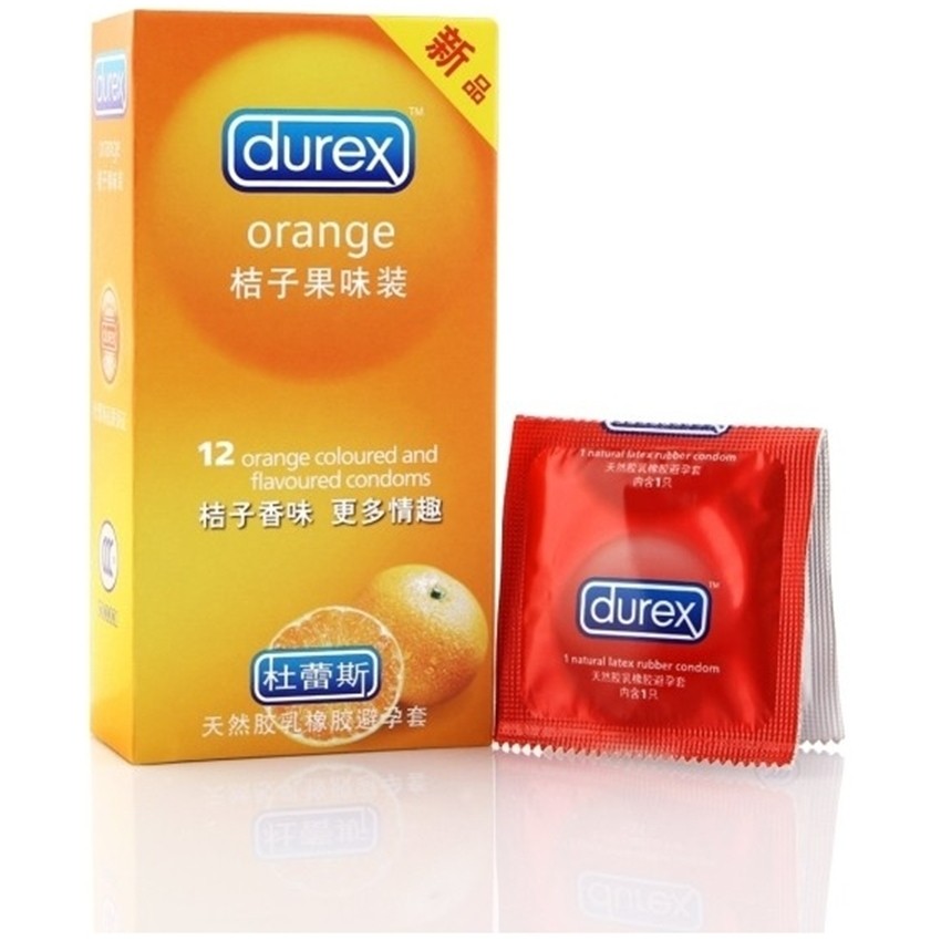 Durex Orange ถุงยางอนามัยดูเร็กซ์ (10ชิ้น/กล่อง) Shopee Thailand