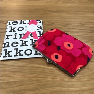 Marimekko Purse(L) Unikko (Made in Finland)