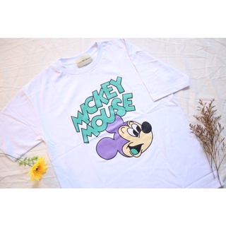 เสื้อยืด oversize mickey mouse