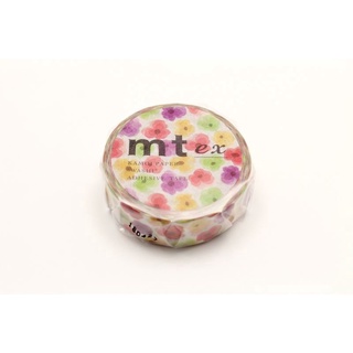 mt masking tape pansy (MTEX1P149) / เทปตกแต่งวาชิ ลาย pansy แบรนด์ mt masking tape ประเทศญี่ปุ่น