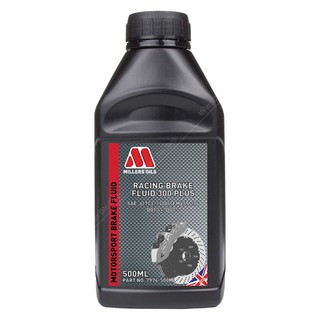 น้ำมันเบรค miller oils Racing Brake Fluid 300+ ปริมาณ  500ml