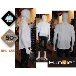 เสื้อสำหรับแขนสั้นสำหรับปั่นจักรยาน/Funker/RNJ-655/ขาว