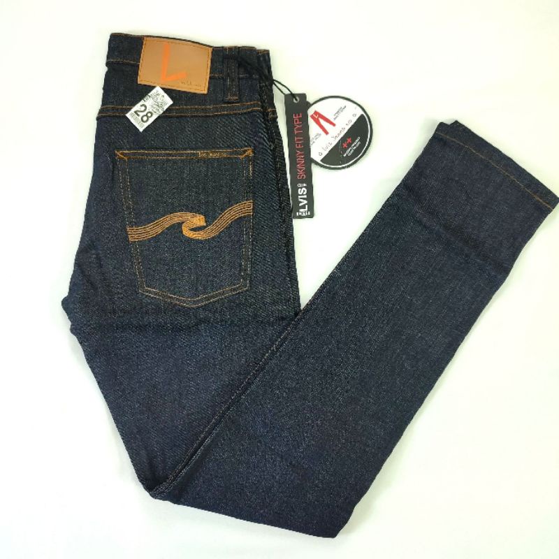 กางเกงยีนส์ขาเดฟ ชาย Lvis Club รุ่น LX11 Size 28-48