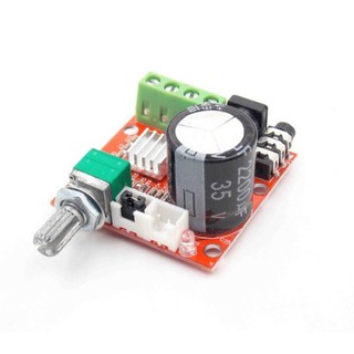 12V Mini Hi-Fi PAM8610 Audio Stereo Amplifier Board 2X10W Dual Channel D Class 10W+10W