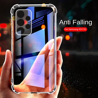 For Samsung Galaxy A23 A53 A33 A73 A13 4G 5G A03 A035F A135F A04S A04 S Clear Phone Case Airbag shockproof Clear TPU Cover Casing Soft Silicone Case