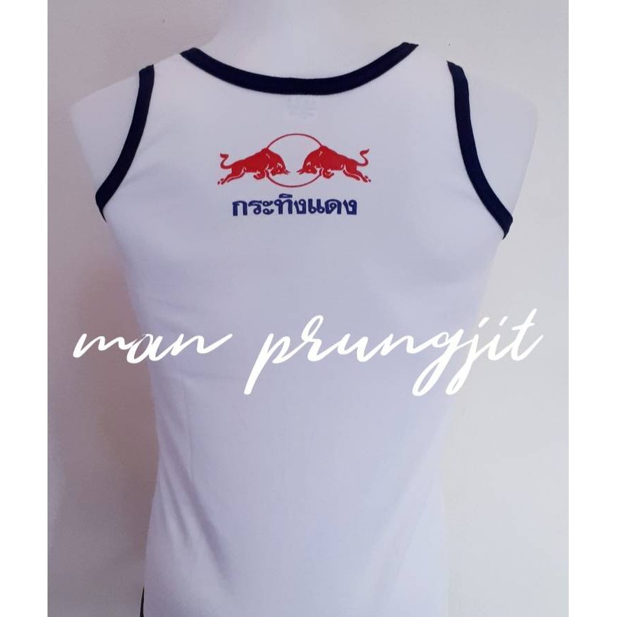 เสื้อกล้าม สกรีนลายกระทิงแดง