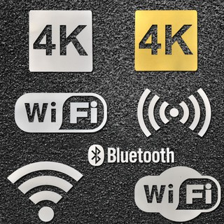 [Super fine metal sticker] 4K HD WIFI metal sticker TV monitor home theater mobile phone notebook computer case metal sticker