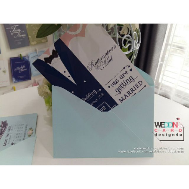 ซองการ์ด 5x7 , 4x6 นิ้ว  (50 ซอง) ซองการ์ดแต่งงาน