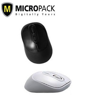 MicroPack เมาส์ไร้เสียงรบกวน MP-746W Silent Dual Mode BT4.0 &amp; Wireless Mouse (1600 DPI) ประกัน 1 ปี