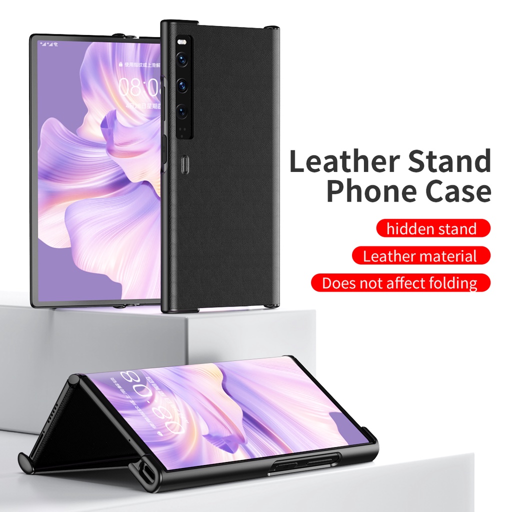 Huawei Mate XS 2 XS2 กรณีหนังบางพิเศษพับขาตั้งฝาหลังสําหรับ Huawei Mate XS 2 5G กรณี