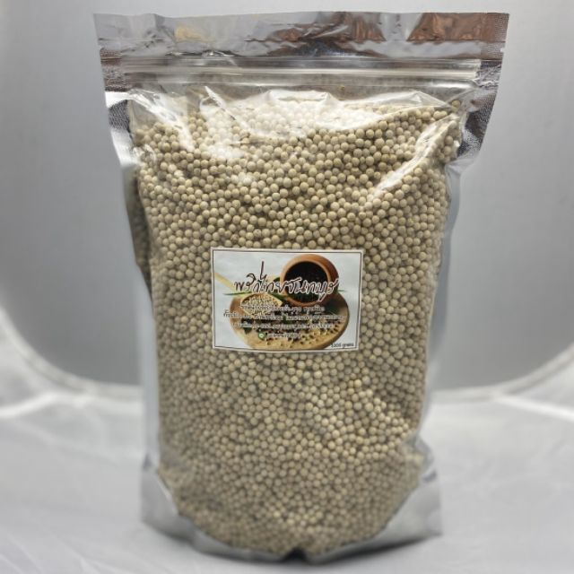 พริกไทยขาว พริกไทยจันทบูร ขนาด 1000 g ราคาเพียง 410บาทเท่านั้น